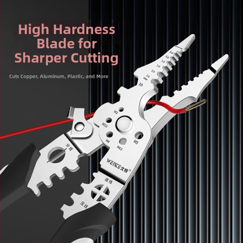 21-in-1 daugiafunkcinės laidų odėlinimo replės – elektrikams, pramoninio lygio įrankis laidų odėlinimui ir krimpavimui