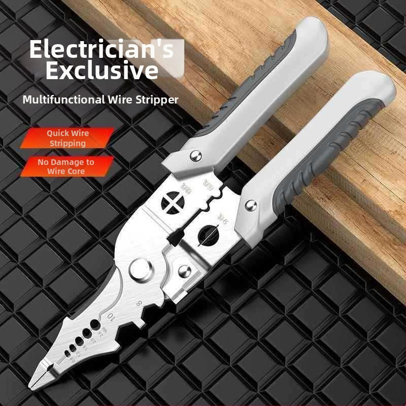 21-в-1 мултифункционални клещи за отстраняване на изолацията на проводници – електротехнически инструмент за кримпване, индустриален клас
