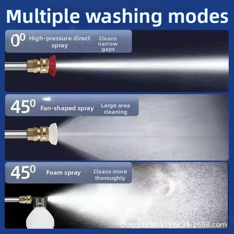 Jinbodi bezvadu automašīnas mazgāšanas sistēma, portatīvs augsta spiediena smidzināšanas iekārta ar litija bateriju, 30 bar, 6 m izsmidzināšanas diapazons, piemērots auto mazgāšanai, augu laistīšanai un pesticīdu izsmidzināšanai