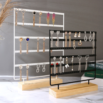 Μεταλλική βάση προβολής κοσμημάτων με διπλή λειτουργία, περίβλημα από σκληρό ξύλο και σφυρήλατο σίδερο (Τύπος: διπλής χρήσης; Υλικό: μέταλλο; Υλικό περιβλήματος: σκληρό ξύλο; Κατασκευή: σφυρήλατο σίδερο; Στυλ: προχωρημένο)