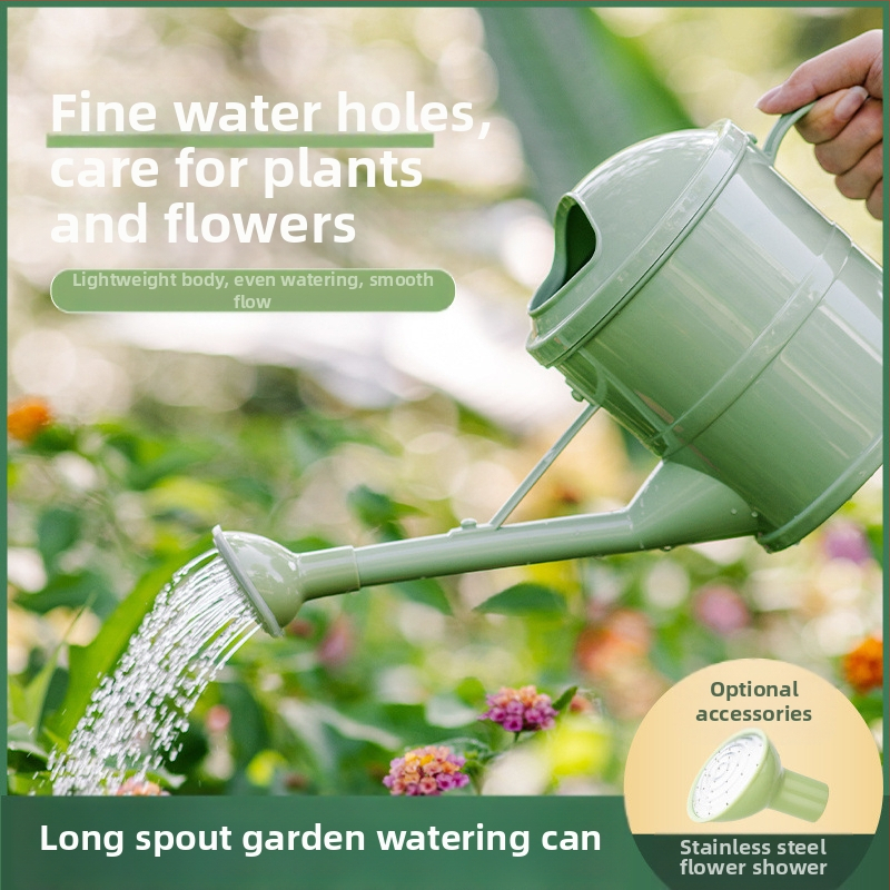 Plastikinė laistymo skarda su ilgu snapu – sutirštinta sodo laistymo kanna gėlėms ir daržovėms, Qi Chuang prekės ženklas