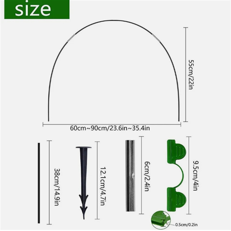 Пластмасова защитна мрежа против насекоми с аркови подпори за оранжерия, за градинарство; Марка Minor; Тип: Друг