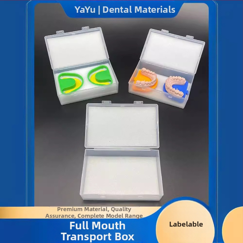 Teljes állkapocsos fogmodell és protézisekhez való tároló- és szállítódoboz logónyomtatási lehetőséggel – Yayu márka, hazai márka, vonalkód 1648435, Kategória: Egyéb szájápolási vegyi anyagok