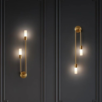 Φωτιστικό τοίχου σε σκανδιναβικό στιλ – LED, PVC σκιά, μεταλλικό σώμα, 220V