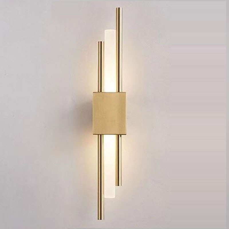 Φωτιστικό τοίχου σε σκανδιναβικό στιλ – LED, PVC σκιά, μεταλλικό σώμα, 220V