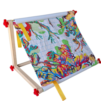 Дървена рамка за кръстат бод за бюро, Borka, модерен минималистичен дизайн