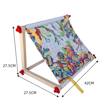 Дървена рамка за кръстат бод за бюро, Borka, модерен минималистичен дизайн