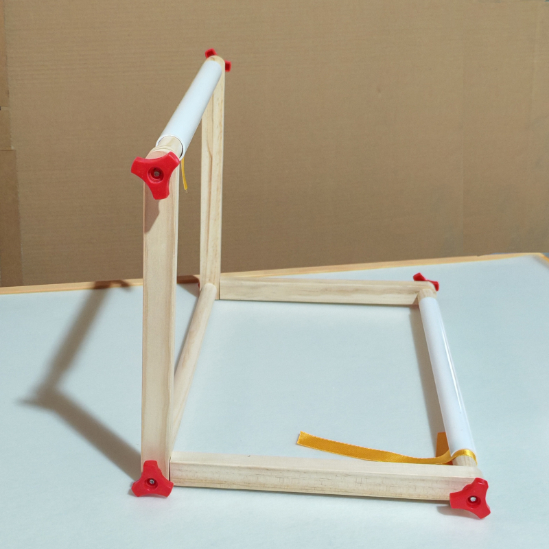 Дървена рамка за кръстат бод за бюро, Borka, модерен минималистичен дизайн