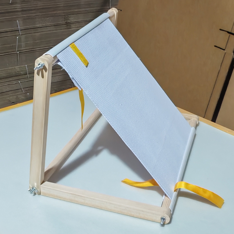 Дървена рамка за кръстат бод за бюро, Borka, модерен минималистичен дизайн