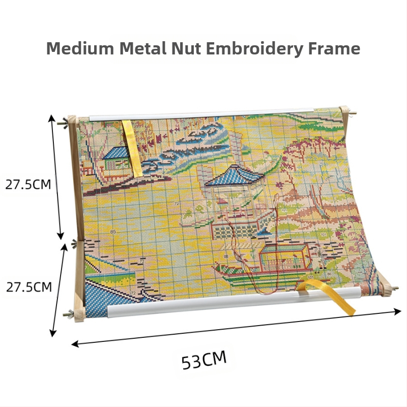 Дървена рамка за кръстат бод за бюро, Borka, модерен минималистичен дизайн
