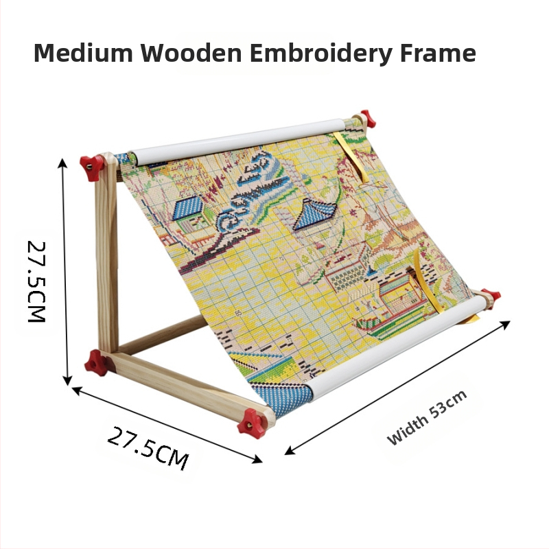 Дървена рамка за кръстат бод за бюро, Borka, модерен минималистичен дизайн