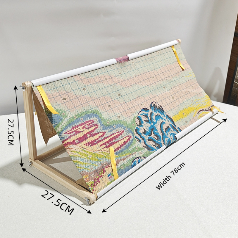 Дървена рамка за кръстат бод за бюро, Borka, модерен минималистичен дизайн
