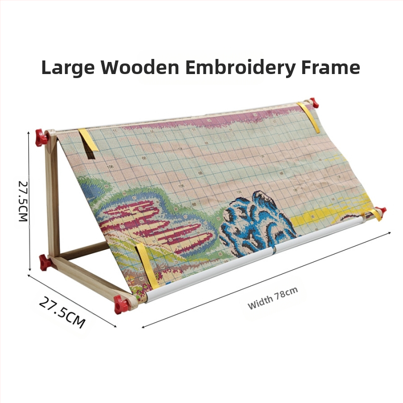 Дървена рамка за кръстат бод за бюро, Borka, модерен минималистичен дизайн