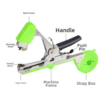Μηχανή Δέσμευσης Κλώνων - ανοξείδωτο ατσάλι; κατάλληλη για κήπο, οικιακή κηπουρική, γεωργία και οπωρώνες; Μάρκα: Congratulations