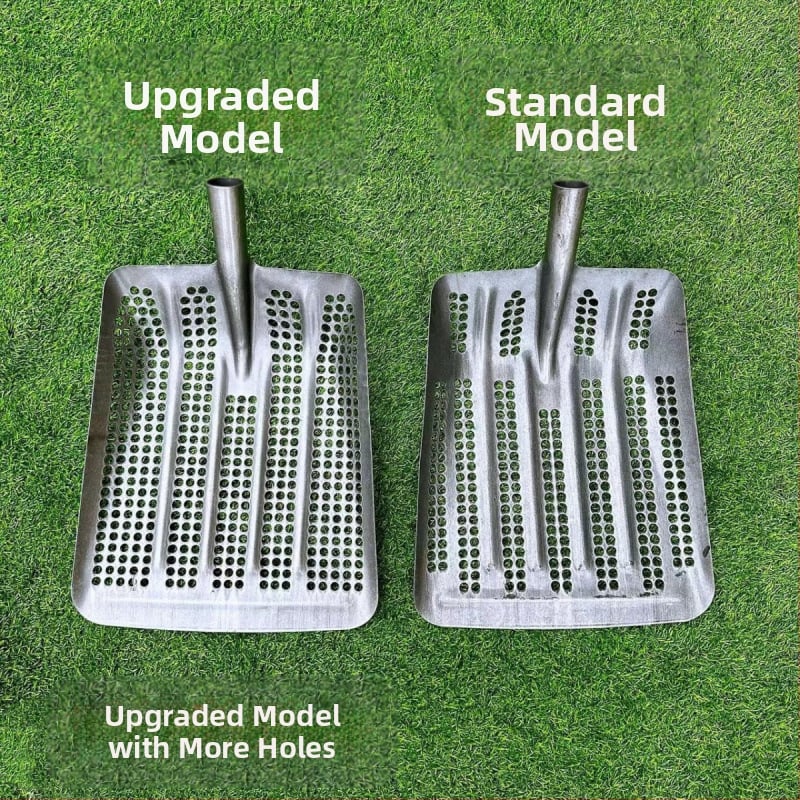 Peanut-Eye tuščia storos kastuvas iš mangano plieno, apskrito skylučių sietas žemei ir grūdams