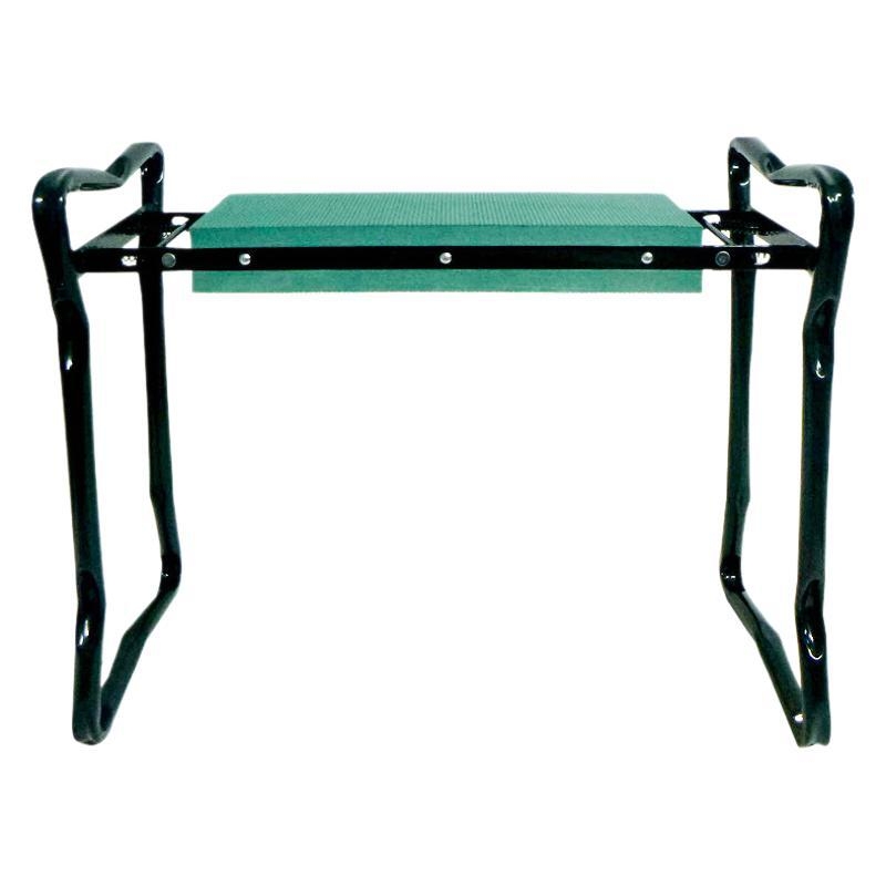 Sulankstoma sodo kelių kėdė su įrankių rinkiniu