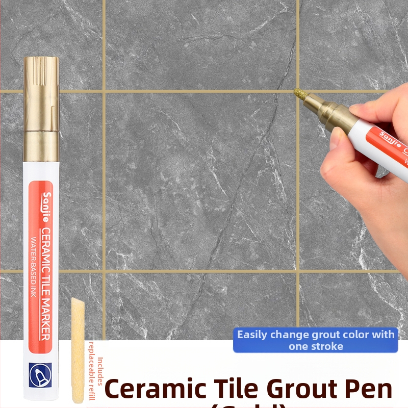 Пен за фуги на керамични плочки – ремонт на фуги и промяна на цвета на фугите (за керамични плочки; ремонт на фуги; инструмент за запълване и уплътняване)