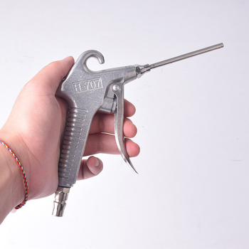 Алуминиев пневматичен пистолет за издухване с високо налягане - модел 011, максимално налягане 12 кг, тегло 0,3 кг, работна среда: сгъстен въздух