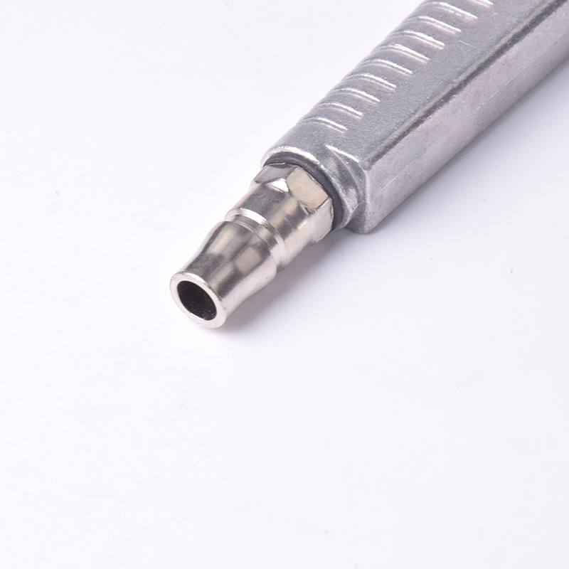 Алуминиев пневматичен пистолет за издухване с високо налягане - модел 011, максимално налягане 12 кг, тегло 0,3 кг, работна среда: сгъстен въздух