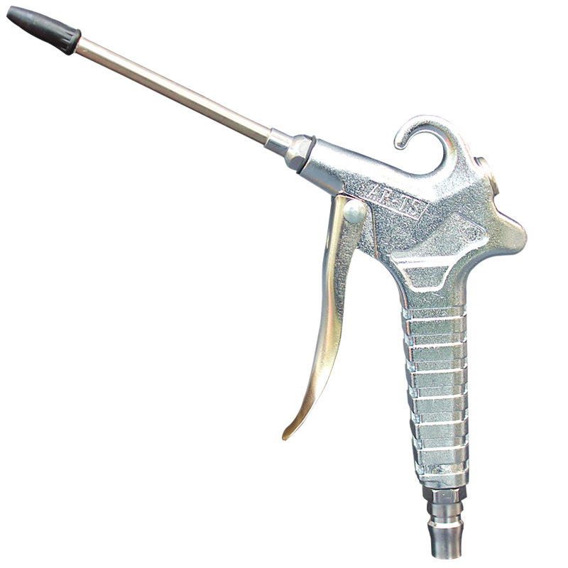 Алуминиев пневматичен пистолет за издухване с високо налягане - модел 011, максимално налягане 12 кг, тегло 0,3 кг, работна среда: сгъстен въздух