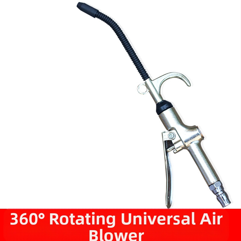 Алуминиев пневматичен пистолет за издухване с високо налягане - модел 011, максимално налягане 12 кг, тегло 0,3 кг, работна среда: сгъстен въздух