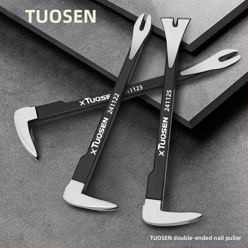 xTuosen Divkārš naglu izvilcējs – horn nail remover, oglekļa tērauds, koka darbi, mājas lietošanai