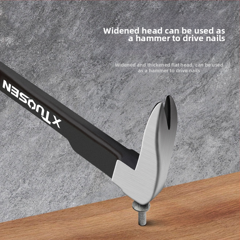 xTuosen двойно крайно лост за пирони – дърводелски инструмент за премахване на пирони, карбонова стомана, домашна употреба