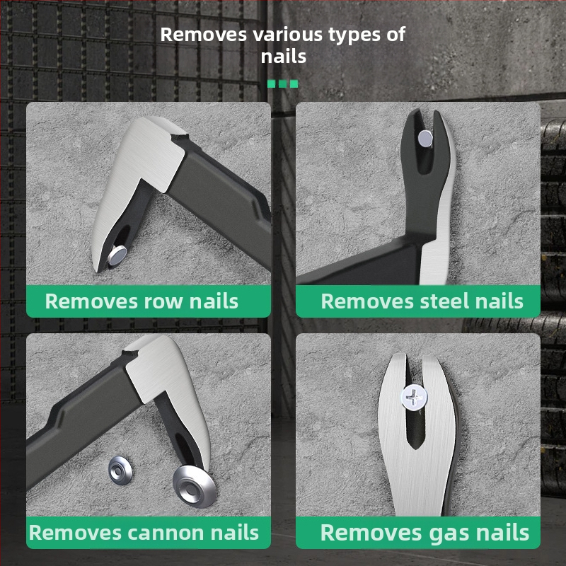 xTuosen двойно крайно лост за пирони – дърводелски инструмент за премахване на пирони, карбонова стомана, домашна употреба