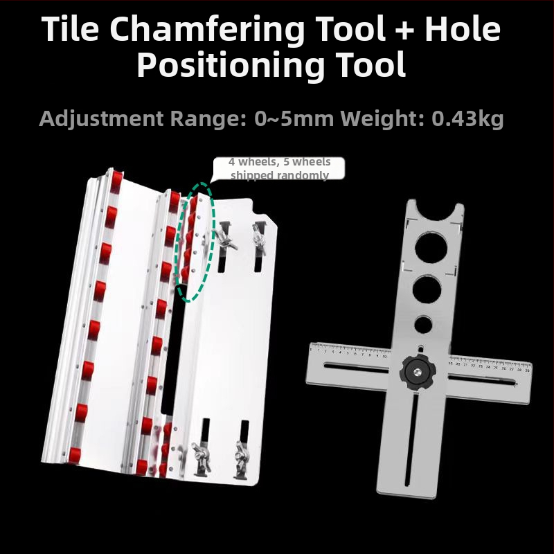Nástroj na zaobľovanie hrán dlaždíc, uhol 45°, vysoká presnosť, model A1, značka Other