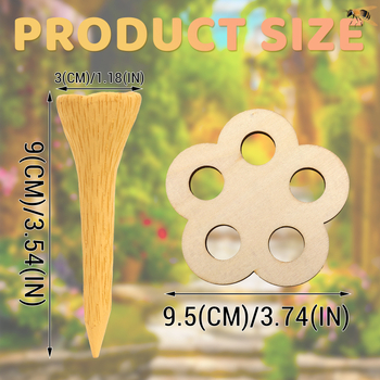 Gyantából készült méh ivó pohár virágos motívummal – pastoral asztali dekoráció