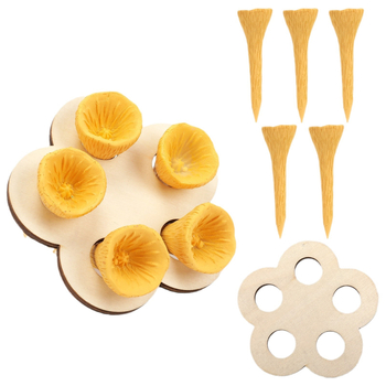 Gyantából készült méh ivó pohár virágos motívummal – pastoral asztali dekoráció