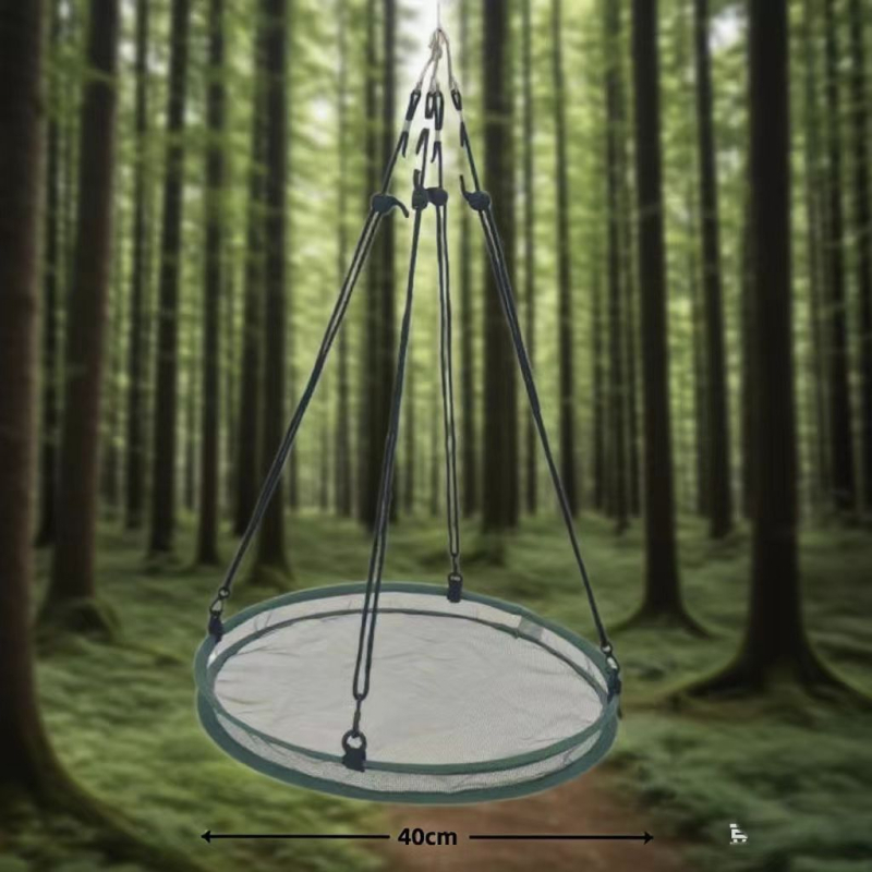 Džiovinimo krepšys – stiklo pluošto tinklas, sulankstomas ir išsiskleidžiamas, vieno sluoksnio dizainas, šiuolaikiškas