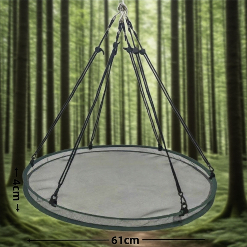Džiovinimo krepšys – stiklo pluošto tinklas, sulankstomas ir išsiskleidžiamas, vieno sluoksnio dizainas, šiuolaikiškas