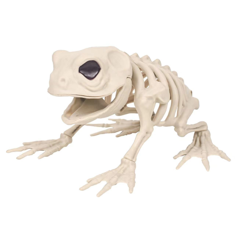 Állati csontváz rekvizit - műanyag figura Halloween dekorációhoz, jelenet rekvizit