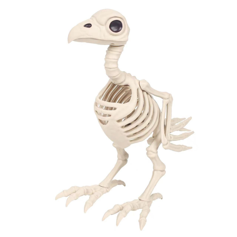 Állati csontváz rekvizit - műanyag figura Halloween dekorációhoz, jelenet rekvizit