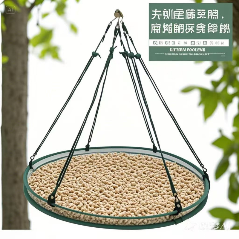 Paukščių maisto tinklinė rankinė – Haomin, apskrito formos, atsiejama, 282 g