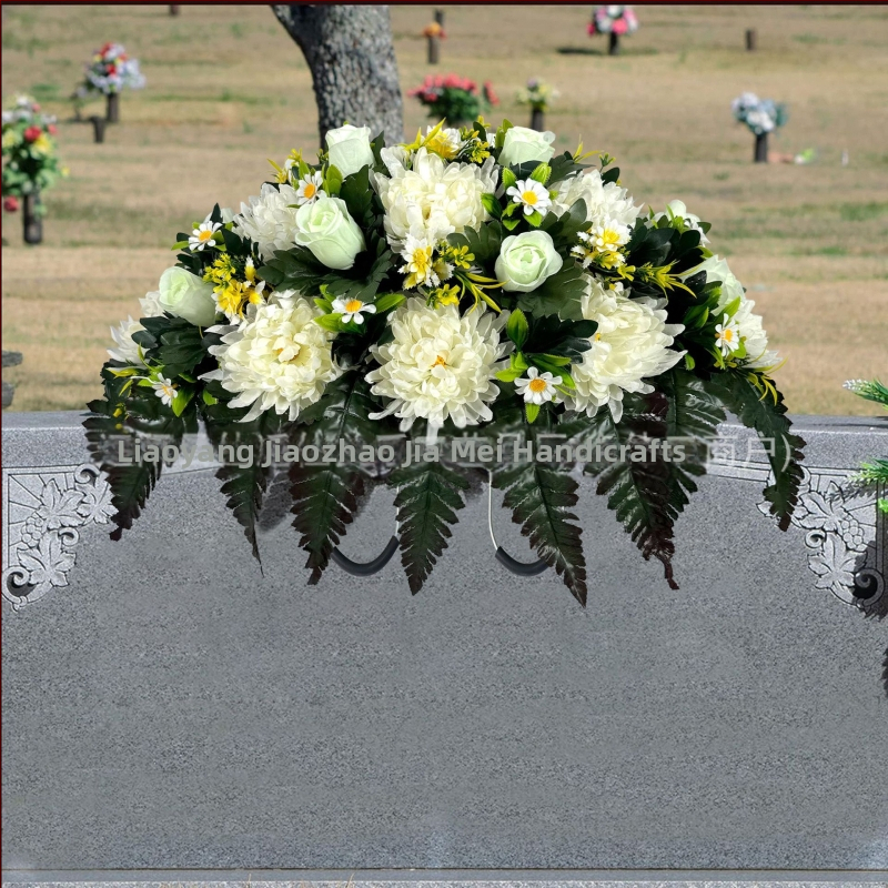 Dirbtinė krizantema sedlo formos gėlė, šilko gėlė; Prekės ženklas Good and Beautiful; Amatas Kitas; Įvairovė 1326527568