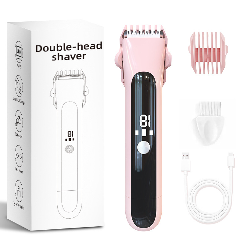 Elektriskā skuvekļa un epilatora CT-14 ar dubultiem motoriem, USB barošana, mitra un sausa lietošana, noņemama epilācijas galva