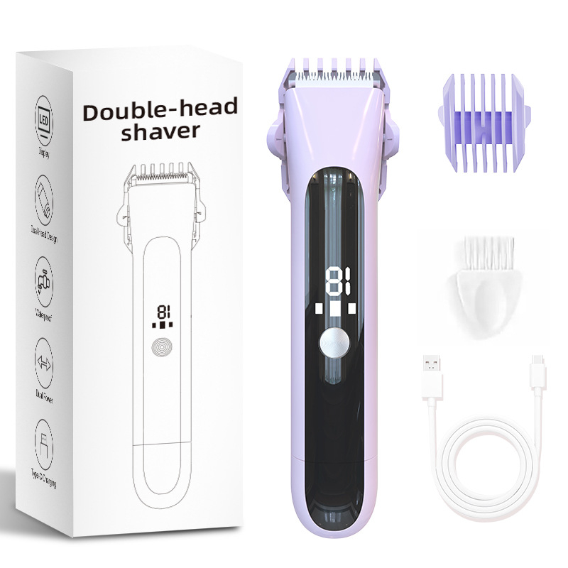 Elektriskā skuvekļa un epilatora CT-14 ar dubultiem motoriem, USB barošana, mitra un sausa lietošana, noņemama epilācijas galva