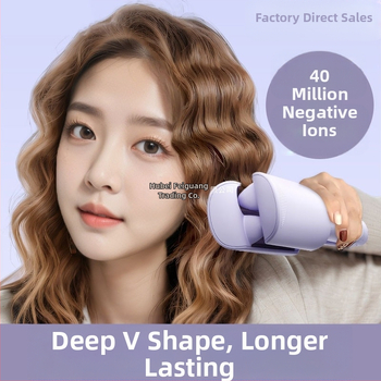 Automatinis kiaušinio formos plaukų garbavimo volas – tri viename, keramikinis vamzdelis, termostatinis reguliavimas, tinka drėgniems ir sausies plaukams, 25–39W