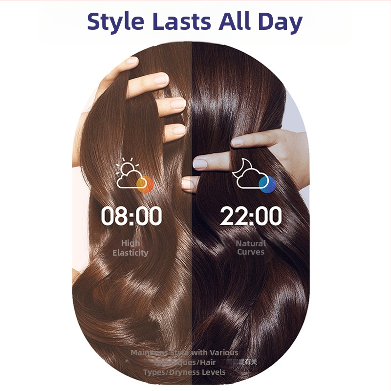 Автоматичен яйцевиден къдрен уред за коса – три в едно, керамичен барабан, термостатичен контрол, подходящ за мокра и суха коса, 25–39W