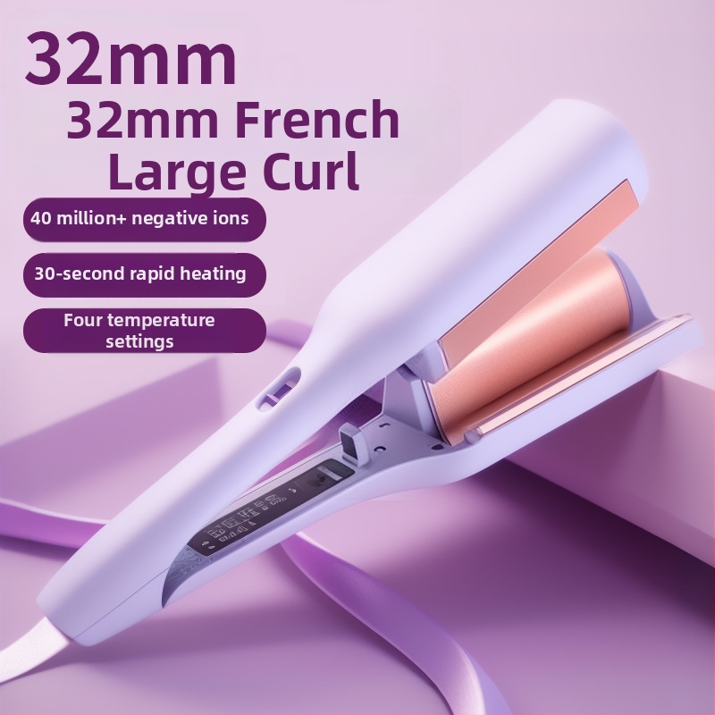 Automatinis kiaušinio formos plaukų garbavimo volas – tri viename, keramikinis vamzdelis, termostatinis reguliavimas, tinka drėgniems ir sausies plaukams, 25–39W