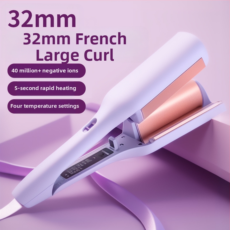 Automatinis kiaušinio formos plaukų garbavimo volas – tri viename, keramikinis vamzdelis, termostatinis reguliavimas, tinka drėgniems ir sausies plaukams, 25–39W