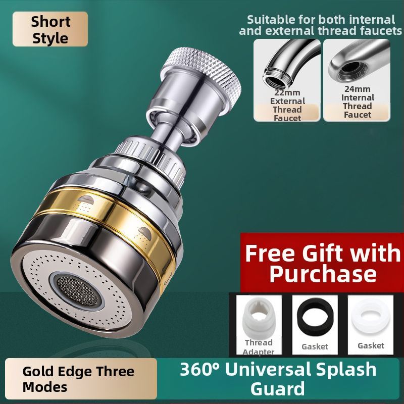 Virtuves izlietnes pagarinājums ar pusvara trīs pakāpju šļautes plūsmu, vienrokas vadība, skrūvējams uzstādījums, universāla rotējoša šļakstes galva (pārklājums: elektroplāksēšana; materiāli ABS+vasks / ABS+vasks+nerūsējošais tērauds; darba temperatūra 0-8