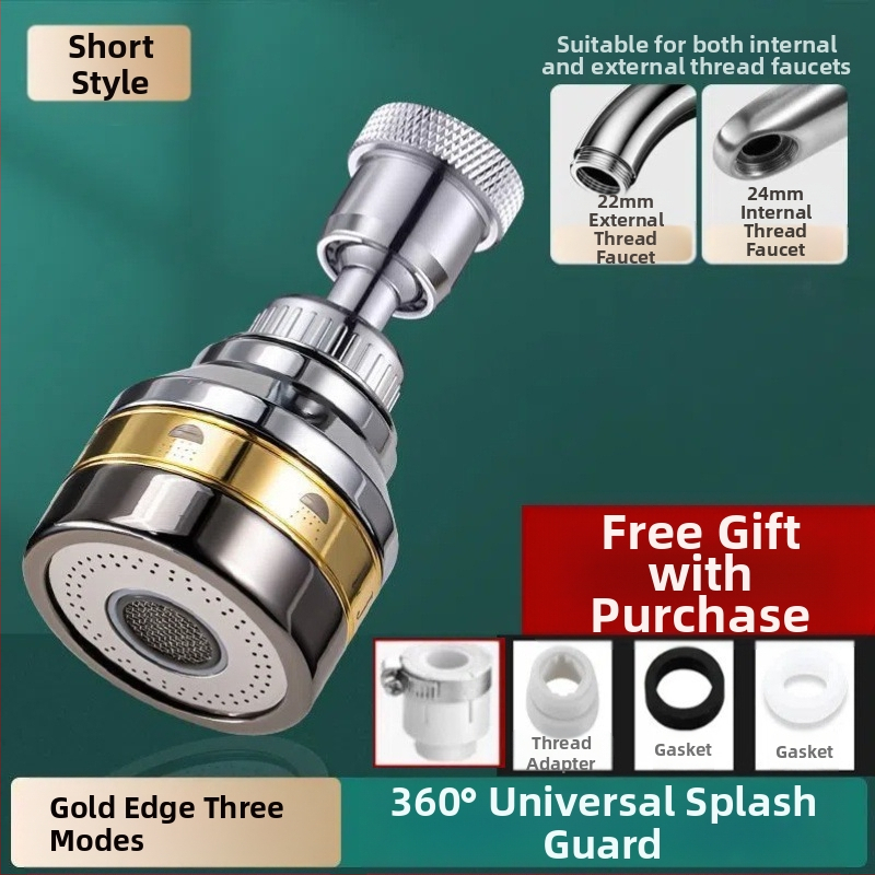 Virtuves izlietnes pagarinājums ar pusvara trīs pakāpju šļautes plūsmu, vienrokas vadība, skrūvējams uzstādījums, universāla rotējoša šļakstes galva (pārklājums: elektroplāksēšana; materiāli ABS+vasks / ABS+vasks+nerūsējošais tērauds; darba temperatūra 0-8