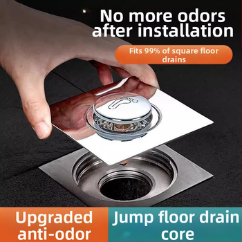 Grindų nuotėkio renovavimo įrenginys: užkerta kelią kvapams ir kenkėjams, su spaudimo sandariu dangčiu