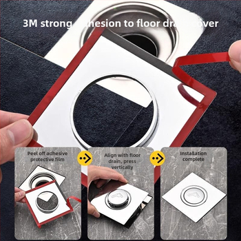 Grindų nuotėkio renovavimo įrenginys: užkerta kelią kvapams ir kenkėjams, su spaudimo sandariu dangčiu