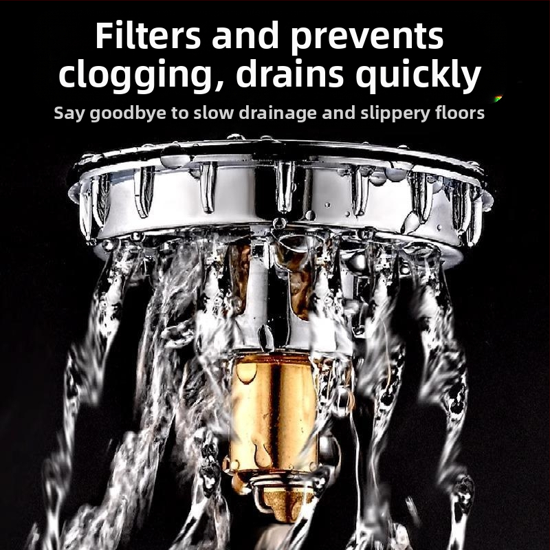 Устройство за обновяване на подов дренаж: предотвратява миризмите и вредителите, с уплътнение при натискане