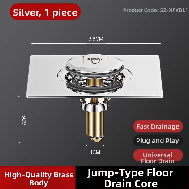 Grindų nuotėkio renovavimo įrenginys: užkerta kelią kvapams ir kenkėjams, su spaudimo sandariu dangčiu