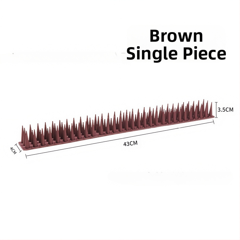 Пластмасови шпори за отблъскване на птици, 12 броя, PP материал, за балкон и двор, защита от птици и котки